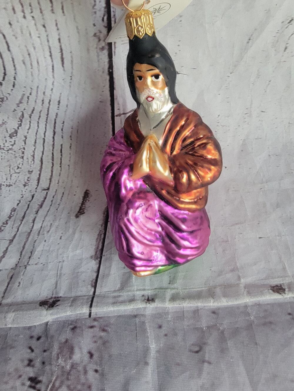 Christopher Radko Retired Ornament Joseph Holy Family Nativity Blown Glass